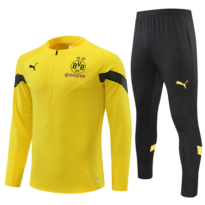 AAA Quality Dortmund 22/23 Tracksuit - Yellow